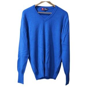 Shephe Vintage Blue 100% Cashmere Pullover Sweater small